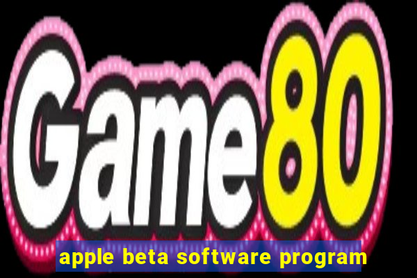 apple beta software program